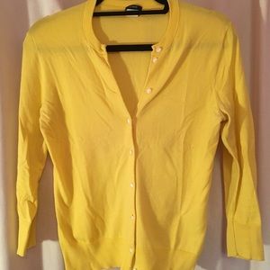 Light yellow J.Crew cardigan